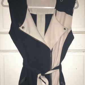 Calvin Klein Black and White Dress